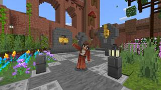 Screenshot of the Minecraft Bedrock Marketplace product Medieval Island Kingdom created by CrackedCubes.