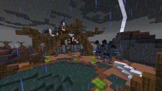 Screenshot of the Minecraft Bedrock Marketplace product Medieval Island Kingdom created by CrackedCubes.