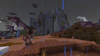 Screenshot of the Minecraft Bedrock Marketplace product Medieval Island Kingdom created by CrackedCubes.