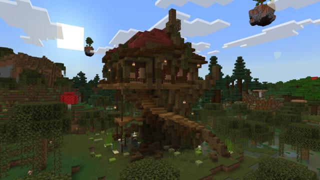 Screenshot of the Minecraft Bedrock Marketplace product Medieval Structures Add-On (1.0) created by CrackedCubes.