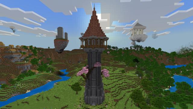 Screenshot of the Minecraft Bedrock Marketplace product Medieval Structures Add-On (1.0) created by CrackedCubes.