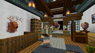 Screenshot of the Minecraft Bedrock Marketplace product Medieval Tree Mansion created by CrackedCubes.