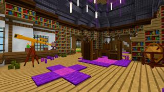 Screenshot of the Minecraft Bedrock Marketplace product Medieval Tree Mansion created by CrackedCubes.
