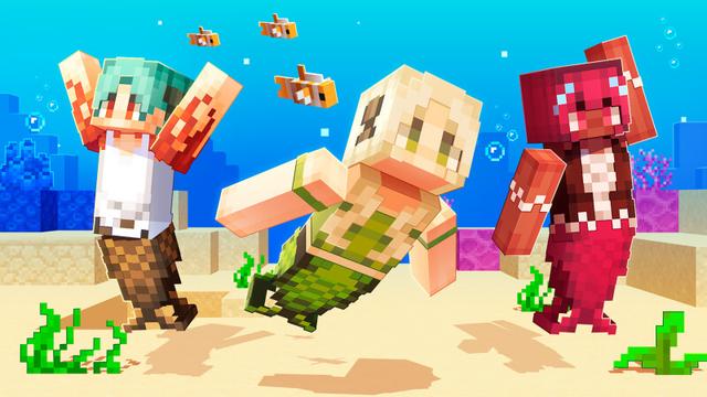 Thumbnail of the Minecraft Bedrock Marketplace product Mermaidcore created by CrackedCubes.