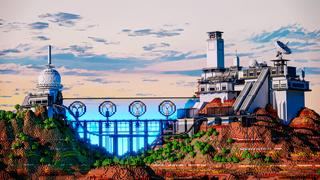 Thumbnail of the Minecraft Bedrock Marketplace product Mesa Sci-Fi Base created by CrackedCubes.