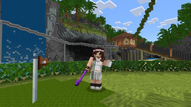 Screenshot of the Minecraft Bedrock Marketplace product Mini Golf Resort created by CrackedCubes.