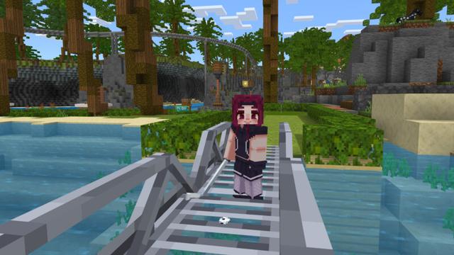 Screenshot of the Minecraft Bedrock Marketplace product Mini Golf Resort created by CrackedCubes.