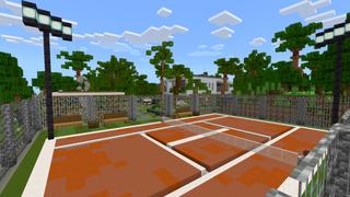 Screenshot of the Minecraft Bedrock Marketplace product Mini Modern Mansion created by CrackedCubes.