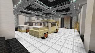 Screenshot of the Minecraft Bedrock Marketplace product Modern Deluxe Mansion created by CrackedCubes.