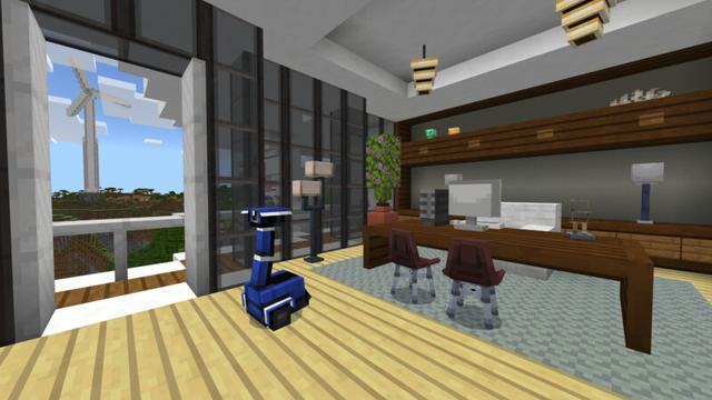 Screenshot of the Minecraft Bedrock Marketplace product Modern Hill Mansion created by CrackedCubes.