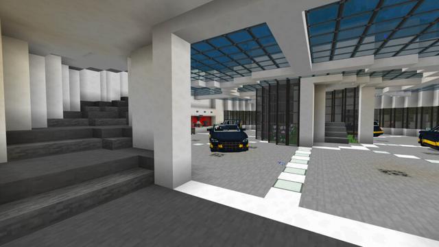Screenshot of the Minecraft Bedrock Marketplace product Modern Hill Mansion created by CrackedCubes.