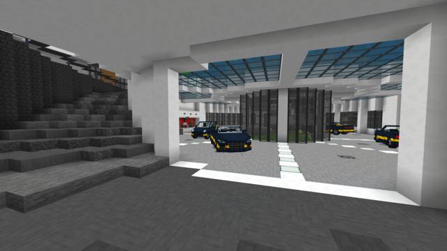Screenshot of the Minecraft Bedrock Marketplace product Modern Hill Mansion created by CrackedCubes.
