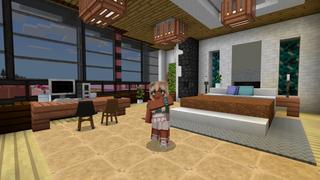 Screenshot of the Minecraft Bedrock Marketplace product Modern Mega Mansion created by CrackedCubes.