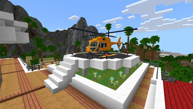 Screenshot of the Minecraft Bedrock Marketplace product Modern Mega Mansion created by CrackedCubes.