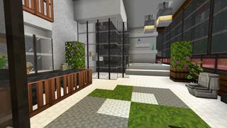 Screenshot of the Minecraft Bedrock Marketplace product Modern Mega Mansion created by CrackedCubes.