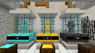 Screenshot of the Minecraft Bedrock Marketplace product Modern Tech Mansion created by CrackedCubes.