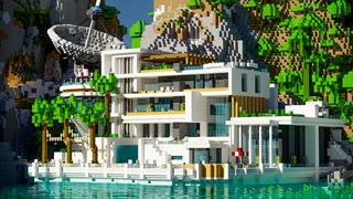Thumbnail of the Minecraft Bedrock Marketplace product Modern Tech Mansion created by CrackedCubes.