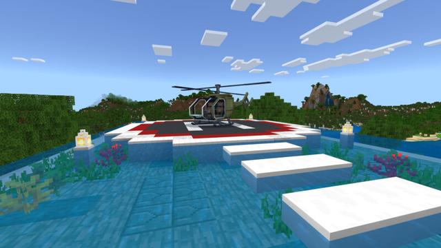 Screenshot of the Minecraft Bedrock Marketplace product Modern Tree Mansion created by CrackedCubes.