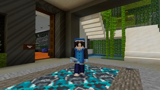Screenshot of the Minecraft Bedrock Marketplace product Modern Winter Mansion created by CrackedCubes.