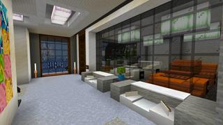 Screenshot of the Minecraft Bedrock Marketplace product Mansión moderna de invierno created by CrackedCubes.