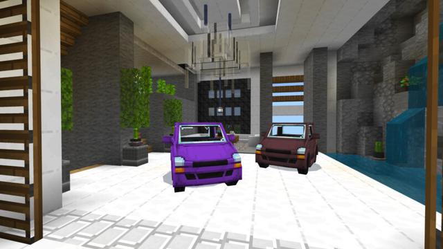 Screenshot of the Minecraft Bedrock Marketplace product Mountainside Mansion created by CrackedCubes.