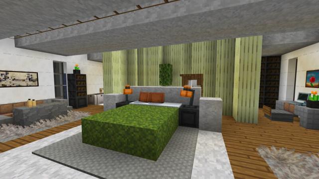 Screenshot of the Minecraft Bedrock Marketplace product Mountainside Mansion created by CrackedCubes.