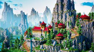 Thumbnail of the Minecraft Bedrock Marketplace product Mountainside Temple created by CrackedCubes.
