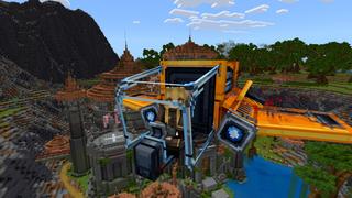 Screenshot of the Minecraft Bedrock Marketplace product Nomad's Outpost created by CrackedCubes.