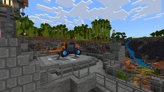 Screenshot of the Minecraft Bedrock Marketplace product Nomad's Outpost created by CrackedCubes.