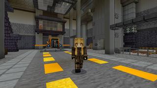 Screenshot of the Minecraft Bedrock Marketplace product Nomad's Outpost created by CrackedCubes.