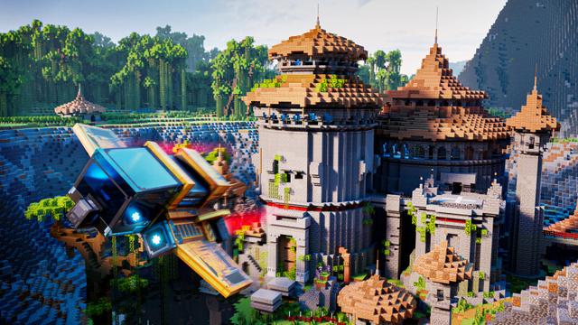 Thumbnail of the Minecraft Bedrock Marketplace product Nomad's Outpost created by CrackedCubes.
