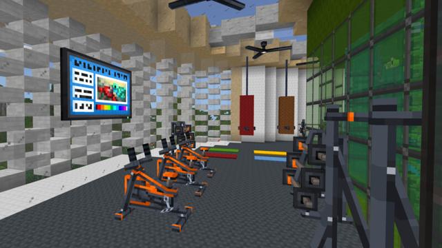Screenshot of the Minecraft Bedrock Marketplace product Oceanic Modern Mansion created by CrackedCubes.