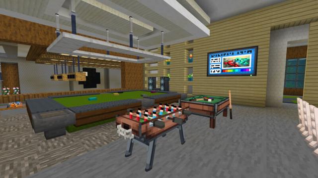 Screenshot of the Minecraft Bedrock Marketplace product Oceanic Modern Mansion created by CrackedCubes.