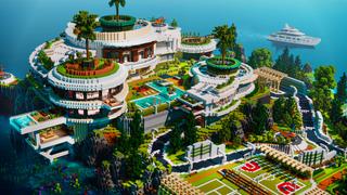 Thumbnail of the Minecraft Bedrock Marketplace product Oceanic Modern Mansion created by CrackedCubes.