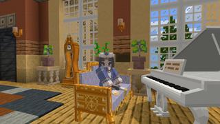 Screenshot of the Minecraft Bedrock Marketplace product Palace in the Sky created by CrackedCubes.