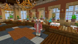Screenshot of the Minecraft Bedrock Marketplace product Palace in the Sky created by CrackedCubes.