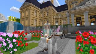 Screenshot of the Minecraft Bedrock Marketplace product Palace in the Sky created by CrackedCubes.