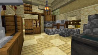 Screenshot of the Minecraft Bedrock Marketplace product Palace of the Sun created by CrackedCubes.