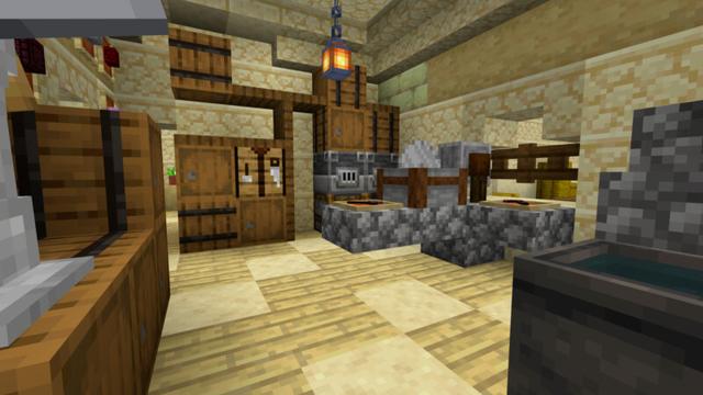 Screenshot of the Minecraft Bedrock Marketplace product Palace of the Sun created by CrackedCubes.