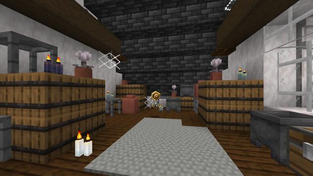 Screenshot of the Minecraft Bedrock Marketplace product Pale Garden Suburban Home created by CrackedCubes.