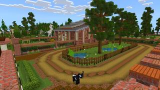 Screenshot of the Minecraft Bedrock Marketplace product Posh Mansion 2 created by CrackedCubes.