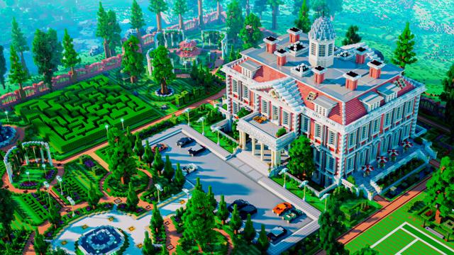 Thumbnail of the Minecraft Bedrock Marketplace product Posh Mansion 2 created by CrackedCubes.
