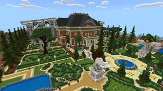 Screenshot of the Minecraft Bedrock Marketplace product Posh Mansion created by CrackedCubes.