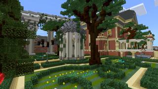 Screenshot of the Minecraft Bedrock Marketplace product Posh Mansion created by CrackedCubes.