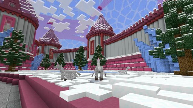 Screenshot of the Minecraft Bedrock Marketplace product Princess Under the Dome created by CrackedCubes.