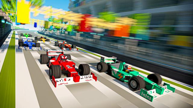 Thumbnail of the Minecraft Bedrock Marketplace product Racing Speedway created by CrackedCubes.