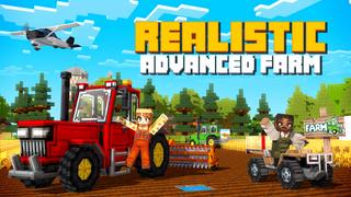 Thumbnail of the Minecraft Bedrock Marketplace product Realistic Advanced Farm created by CrackedCubes.