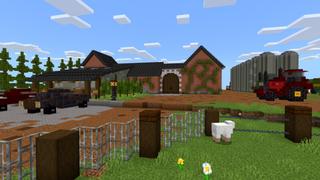 Screenshot of the Minecraft Bedrock Marketplace product Realistic Farm created by CrackedCubes.