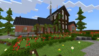 Screenshot of the Minecraft Bedrock Marketplace product Realistic Farm created by CrackedCubes.