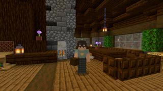 Screenshot of the Minecraft Bedrock Marketplace product Redwood Forest created by CrackedCubes.